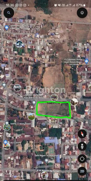 TANAH SELUAS 3500M²