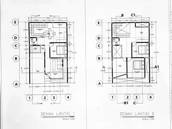 image RUMAH 2 LANTAI DESAIN INDUSTRIAL MODERN TERAWAT SIAP HUNIKARTIKA MAS REGENCY (7)