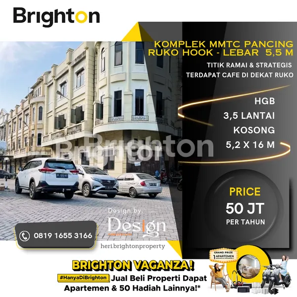 image RUKO HOOK KOMPLEK MMTC PANCING. BAGIAN DEPAN, PINGGIR JALAN SELAMAT KETAREN (1)