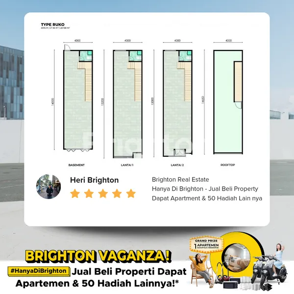 image RUKO BARU ORCHID GARDEN. JL. SULUH, PANCING. 2 MENIT KE STARBUCKS PANCING (4)