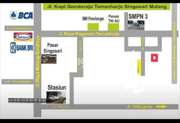 image TANAH KAVLING SIAP BANGUN HARGA TERMURAH DI SEKITARNYA DEKAT SMPN 3 SINGOSARI MALANG (2)