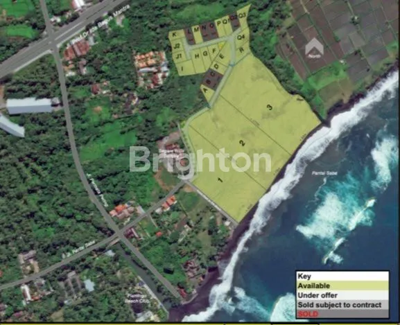 Gambar Property TANAH STRATEGIS PANTAI SABA PINGGIR PANTAI.