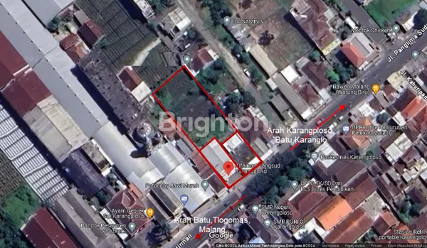 image TANAH BONUS BANGUNAN, STRATEGIS DI POROS JALAN RAYA KARANGPLOSO MALANG (1)