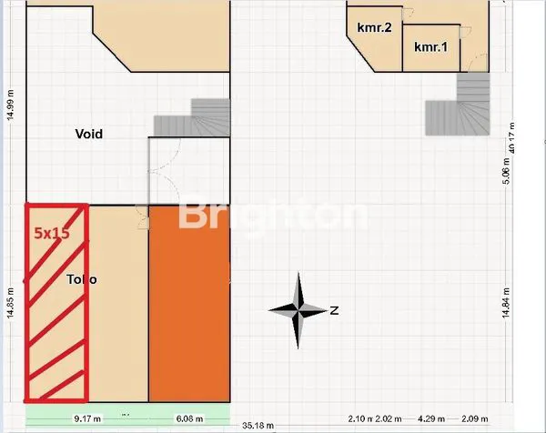 image RUKO LEBAR 9M DI BANDAR KEC. MOJOROTO KOTA KEDIRI (4)