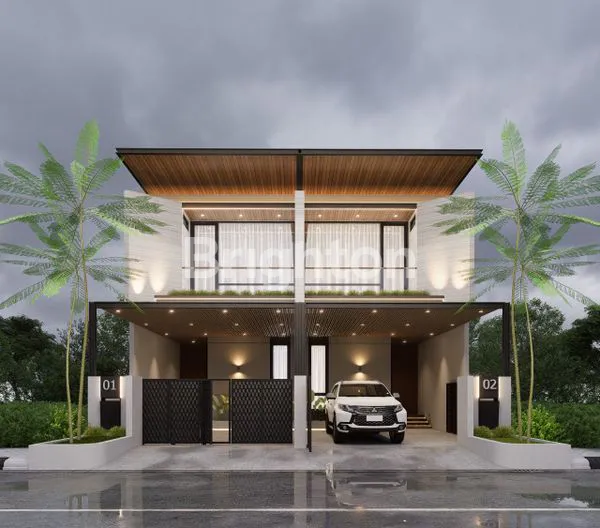 image RUMAH 2 LANTAI BARU GRESS TROPICAL MODERN SIAP HUNI (1)