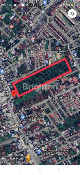 TANAH PREMIUM 3.3 HA DI GARUDA SAKTI - STRATEGIS DEKAT UNRI & UIN