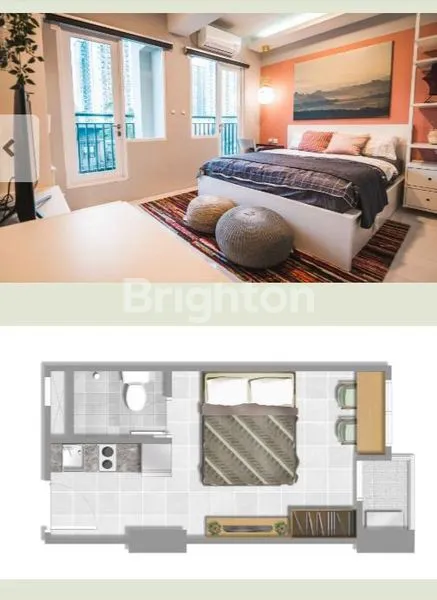 image APARTEMEN PODOMORO GOLF VIEW TIPE STUDIO (7)