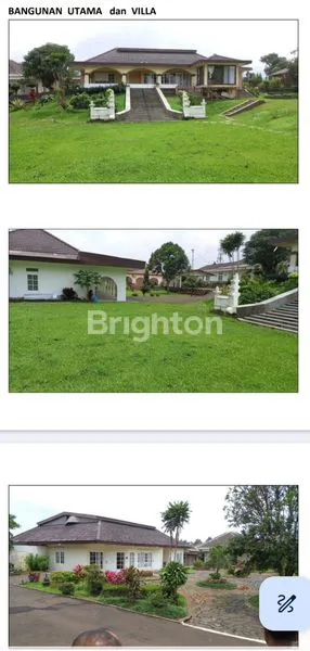 TANAH BESERTA VILLA DI CISARUA POSISI STRATEGIS JALAN RAYA PUNCAK