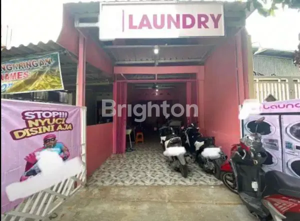 DIJUAL RUKO DAN USAHA LAUNDRY LOKASI STRATEGIS