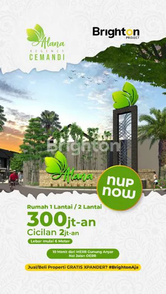 image  COMING SOON \U203C NEW CLUSTER SOUTH SBY ALANA REGENCY CEMANDI  (1)