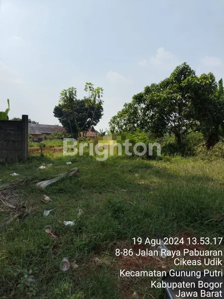 TANAH PINGGIR JALAN ALTERNATIF