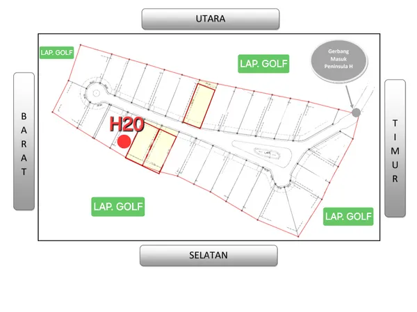 image TANAH KAVLING BUKIT DARMO GOLF PENINSULA GOLF VIEW 3 JEJER DEKAT TOL, CLUBHOUSE, MALL, PUSAT BISNIS DAN KOMERSIAL (7)
