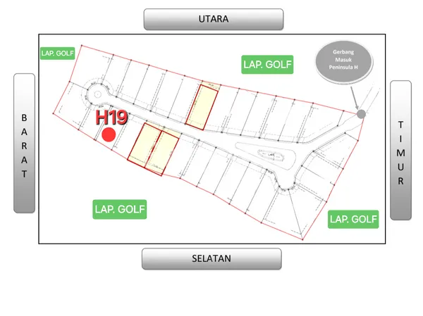 image TANAH KAVLING BUKIT DARMO GOLF PENINSULA GOLF VIEW 3 JEJER DEKAT TOL, CLUBHOUSE, MALL, PUSAT BISNIS DAN KOMERSIAL (6)