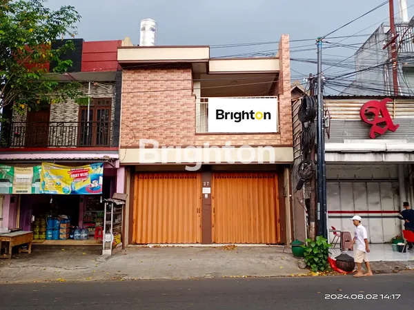 RUKO PINGGIR JALAN RUMAH BANGUNAN BARU BESERTA TOKO PINGGIR JALAN RAYA MUHARTO AREA KOMERSIAL