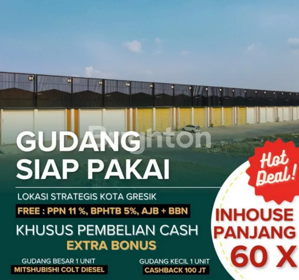 Gambar Property GUDANG BARU MANYAR GRESIK SIAP PAKAI DEKAT PELABUHAN JIPEE