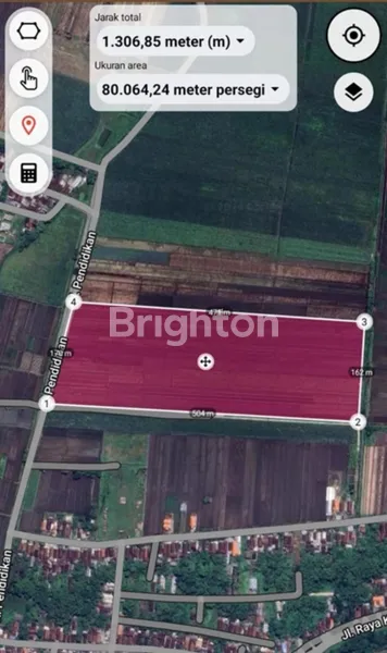 PELUANG LANGKA : DIJUAL 8 HA UNTUK LAHAN INDUSTRI DI DS. BETRO, KEC. KEMLAGI MOJOKERTO