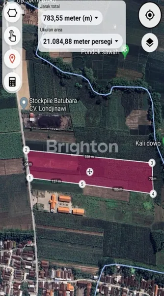 LAHAN INDUSTRI 2,1 HA BERLOKASI STRATEGIS DENGAN INFRASTRUKTUR LISTRIK DAN AIR