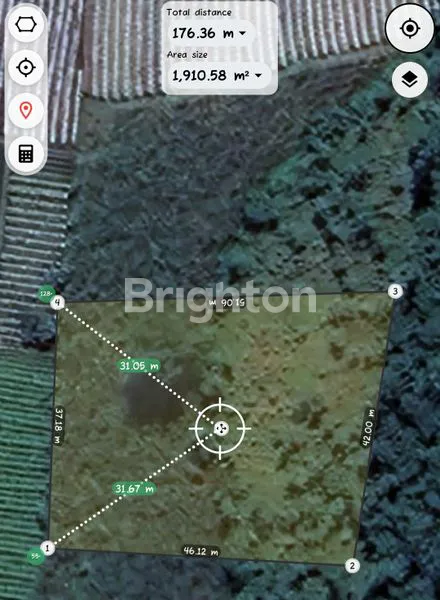 TANAH LUAS DI KUNJANG, WATES, KABUPATEN KEDIRI