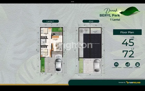 image EMERALDA RESORT PADALARANG BERYL TYPE 72/45 (2)