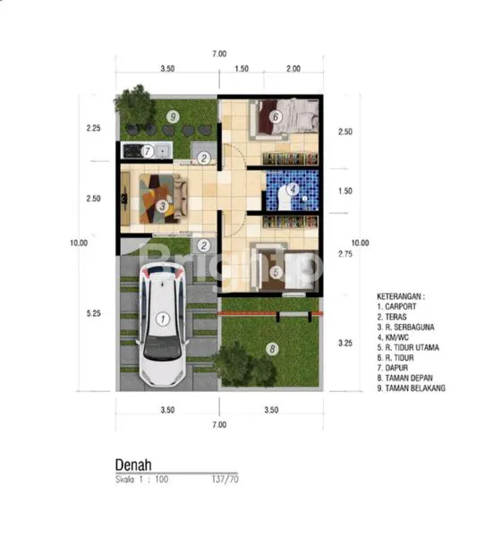 image RUMAH BERKONSEP MODERN 1 LANTAI TYPE 37, DEKAT DENGAN BALAIKOTA MALANG, AMPRONG, BUNULREJO, BLIMBING, KOTA MALANG, JAWA TIMUR (4)