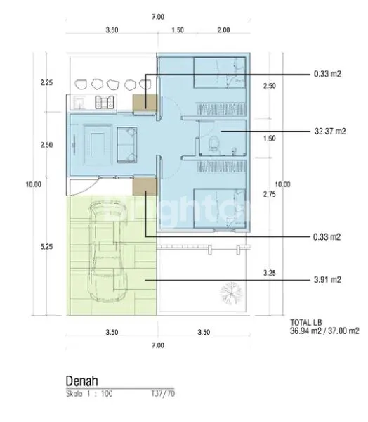 image RUMAH BERKONSEP MODERN 1 LANTAI TYPE 37, DEKAT DENGAN BALAIKOTA MALANG, AMPRONG, BUNULREJO, BLIMBING, KOTA MALANG, JAWA TIMUR (5)