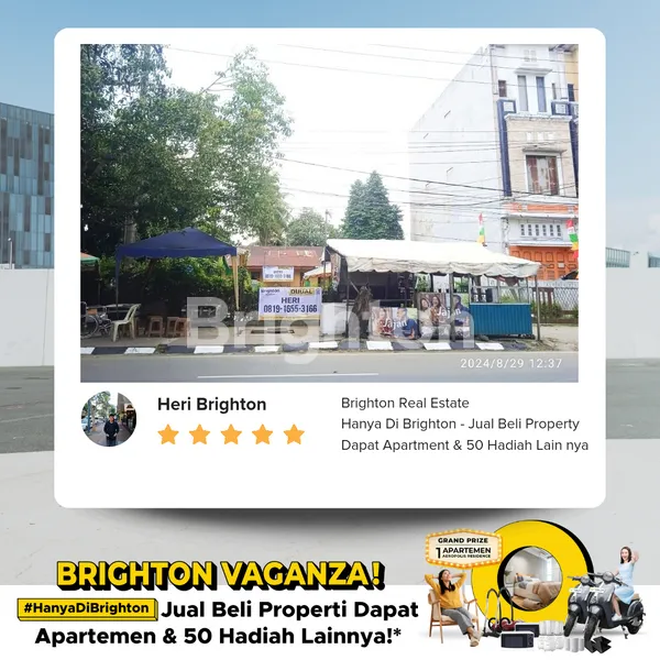 image TANAH JL. SEI BATANG HARI. INTI KOTA & STRATEGIS. PANJANG. 102,5 M (2)