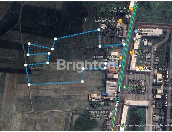 DIJUAL TANAH RAYA PETIKAN DRIYOREJO