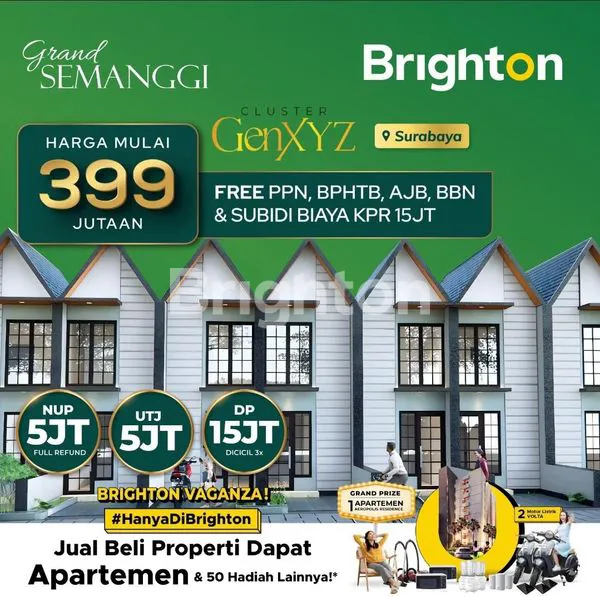 image RUMAH PRIMARY GRAND SEMANGGI 2 CLUSTER GEN XYZ, DEKAT MERR, PLAN OERR, UNIVERSITAS DINAMIKA STIKOM, WISATA MANGROVE, WONOREJO RUNGKUT, TOL JUANDA DAN TAMBAK SUMUR DAN SUPERMARKET SUPERINDO. (1)